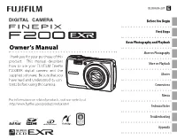 FINEPIX F200EXR Owner's Manual