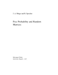 Free Probability and Random Matrices