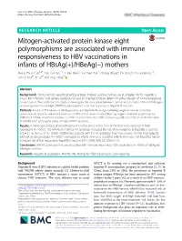 Mitogen-Activated Protein Kinase Eight Polymorphisms Are Associated With