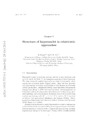Structure of Hypernuclei in Relativistic Approaches 3
