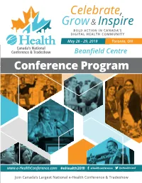 E-Health 2019 Program