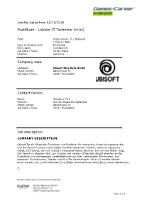 Praktikant - Lokaler IT Techniker (M/W)