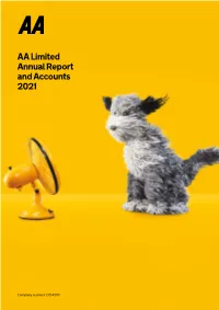 AA Limited Annual Report and Accounts 2021
