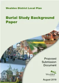 Burial Study Background Paper