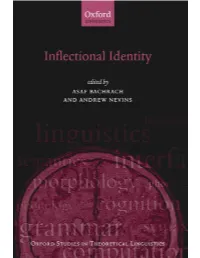 Clarifying 'Blur': Paradigms, Defaults and Inflectional Classes