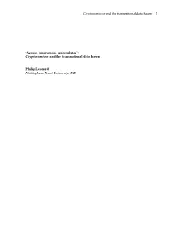 Cryptonomicon and the Transnational Data Haven 1