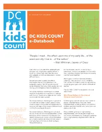 DC Kids Count E-Databook