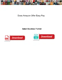 Does Amazon Offer Easy Pay