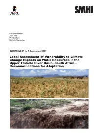 Local Assessment of Vulnerability to Climate Change Impacts on Water