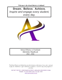 Substitute Handbook 2021