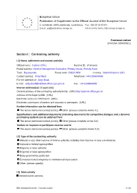 Contract Notice (Directive 2004/18/EC)