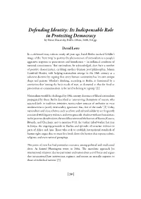 Defending Identity: Its Indispensable Role in Protecting Democracy by Natan Sharansky, Public Affairs, 2008, 304 Pp