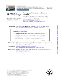Infections Macrophage Polarization in Bacterial
