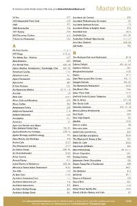 Master Index