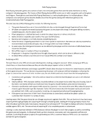 Role Playing Games Role Playing Computer Games Are a Version Of