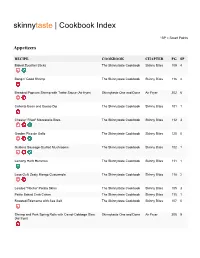Skinnytaste | Cookbook Index