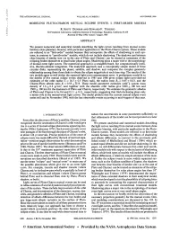 1986Aj 92.120Id the Astronomical Journal Volume 92, Number 5 November 1986 Modeling Pluto-Charon Mutual Eclipse Events. I. First