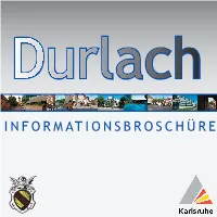 Bürger-Informationsbroschüre Der Stadt Karlsruhe-Durlach