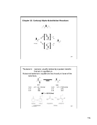 Chapter 22. Carbonyl Alpha-Substitution Reactions