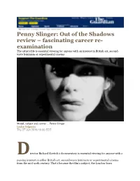 Out of the Shadows Review – Fascinating Career Re