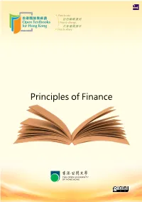 Principles of Finance © Wikibooks