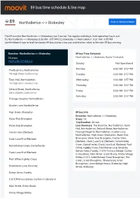 89 Bus Time Schedule & Line Route