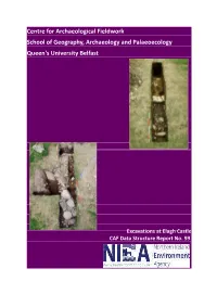 Elagh Castle CAF Data Structure Report No