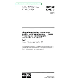 Iso/Iec Standard 12087-3