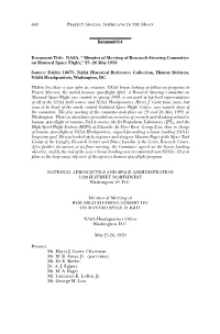 Project Apollo: Americans to the Moon 440 Document II-1 Document Title