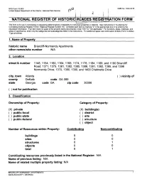 National Register of Historic Form