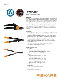 Powergear® More Power