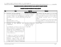 Appendix 5: Comments