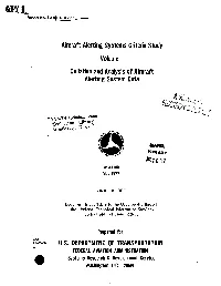 Aircraft Alerting Systems Criteria Study Volume I Collation and Analysis of Aircraft Alerting System Data