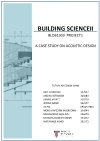 Building Scienceⅱ Bld61303 Project1