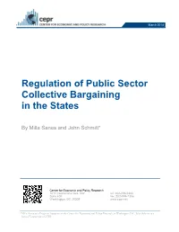 Collective Bargaining for Public-Sector Firefighters, Police and Teachers in Each State