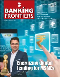 Energizing Digital Lending for Msmes