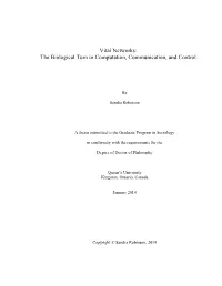 The Biological Turn in Computation, Communication, and Control