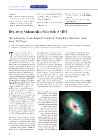 Exploring Andromeda's Halo with The