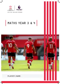 Maths Year 3 & 4