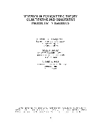 Research in Econometric Theory: Quantitative and Qualitative