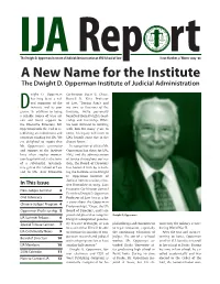 A New Name for the Institute the Dwight D
