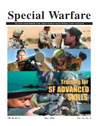 Analysis of Operation Gothic Serpent: TF Ranger in Somalia (Https:Asociweb.Soc.Mil/Swcs/Dotd/Sw-Mag/Sw-Mag.Htm)