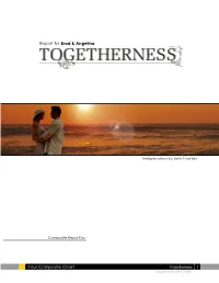 Composite Chart Togetherness 1 Copyright ©2009 Matrix Software for Brad & Angelina Your Composite Chart