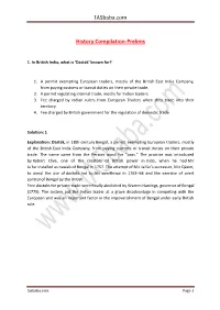 Iasbaba.Com History Compilation-Prelims
