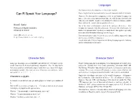 Can R Speak Your Language? R Uses English for Its Keywords and Its (Several Thousand) Built-In Functions