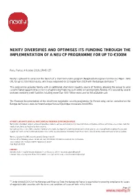 Nexity Diversifies and Optimises Its Funding Through the Implementation of a Neu Cp Programme for up to €300M
