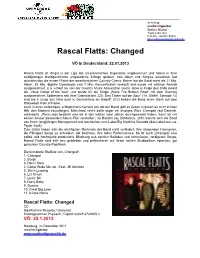 Rascal Flatts: Changed
