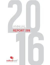 Annual Report of 2016