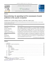 Biomonitoring Aquatic Ecosystem.Pdf