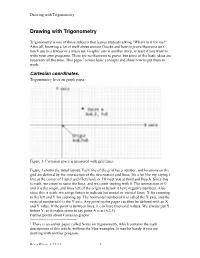 Drawing with Trigonometry Peter Elsea 1/22/12 1